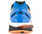 ASICS Men's GEL-Nimbus 18 Shoe - Electric Blue/Hot Orange/Black