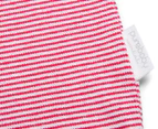 Purebaby Long Sleeve Bodysuit - Red Stripe