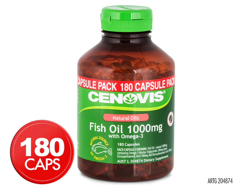 Cenovis Fish Oil 1000mg 180 Caps
