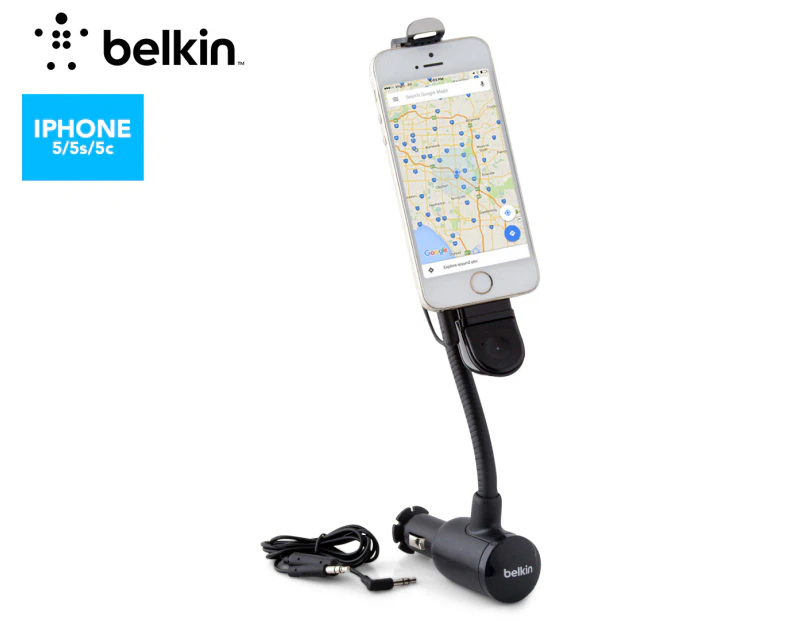 Belkin TuneBase Hands-Free AUX for iPhone 5 - Black