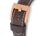 TW Steel 50mm CE1020 CEO Canteen Watch - Rose Gold/White/Brown