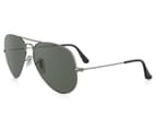 Ray-Ban Aviator RB3025 Sunglasses - Gunmetal/Green 1