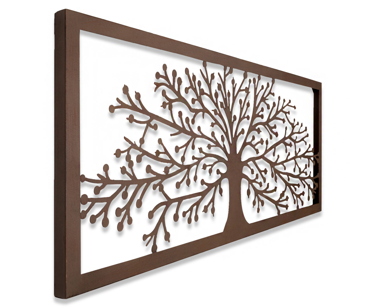 Floating Tree of Life 115x45cm Laser-Cut Metal Wall Art | Scoopon Shopping