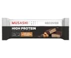12 x Musashi Low Carb High Protein Bars Dark Choc Salted Caramel 90g 2