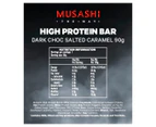 12 x Musashi High Protein Bars Dark Choc Salted Caramel 90g