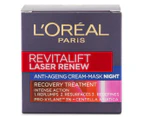 L'Oréal Revitalift Laser Renew Anti-Ageing Cream Night Mask 50mL