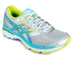 ASICS Women's GT-2000 4 Shoe - Silver/Turquoise/Lime Punch