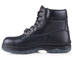 Dunlop Men's Mallet Embossed Lace Up Safety Work Boot - Black