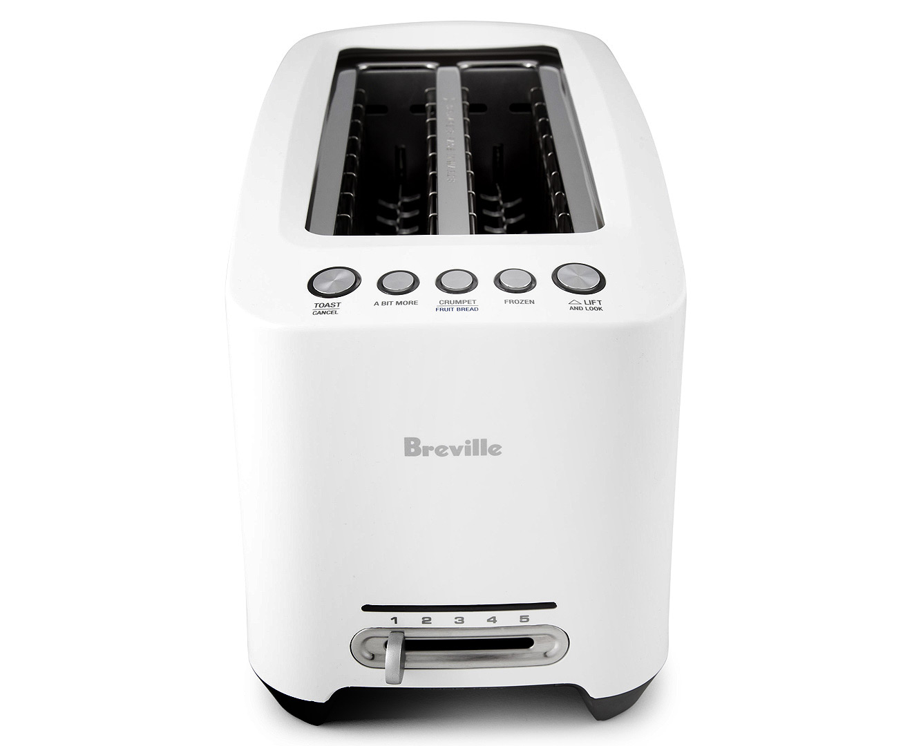 Breville Lift And Look Touch Motorised 4 Slice Toaster White Au 1033