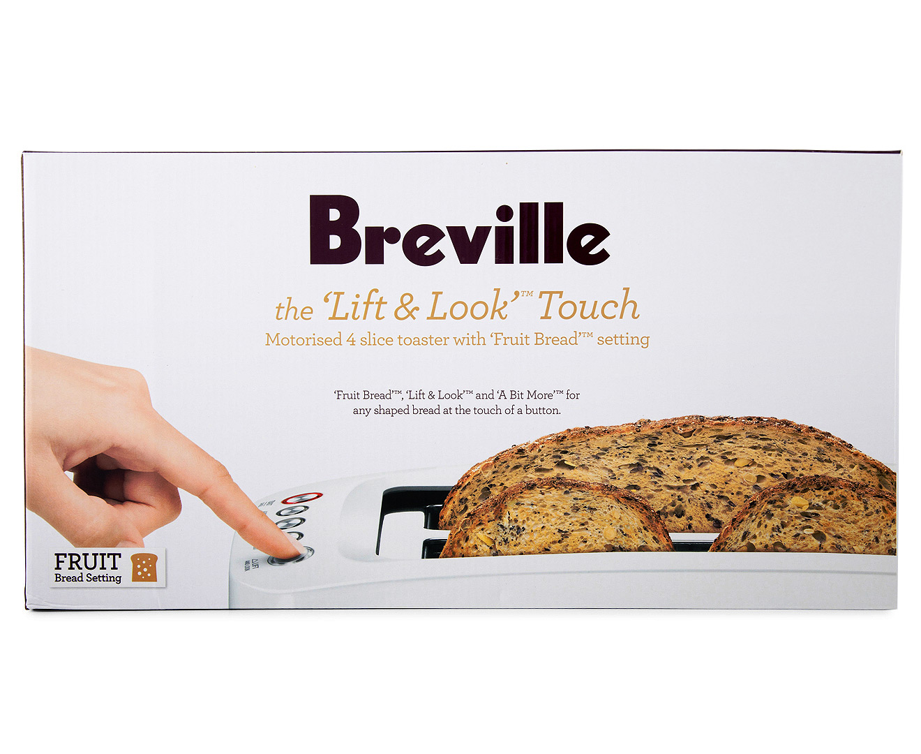 Breville lift & look touch clearance toaster