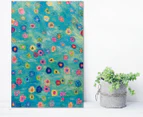 Cheerful Flowers 61x42cm Canvas Wall Art