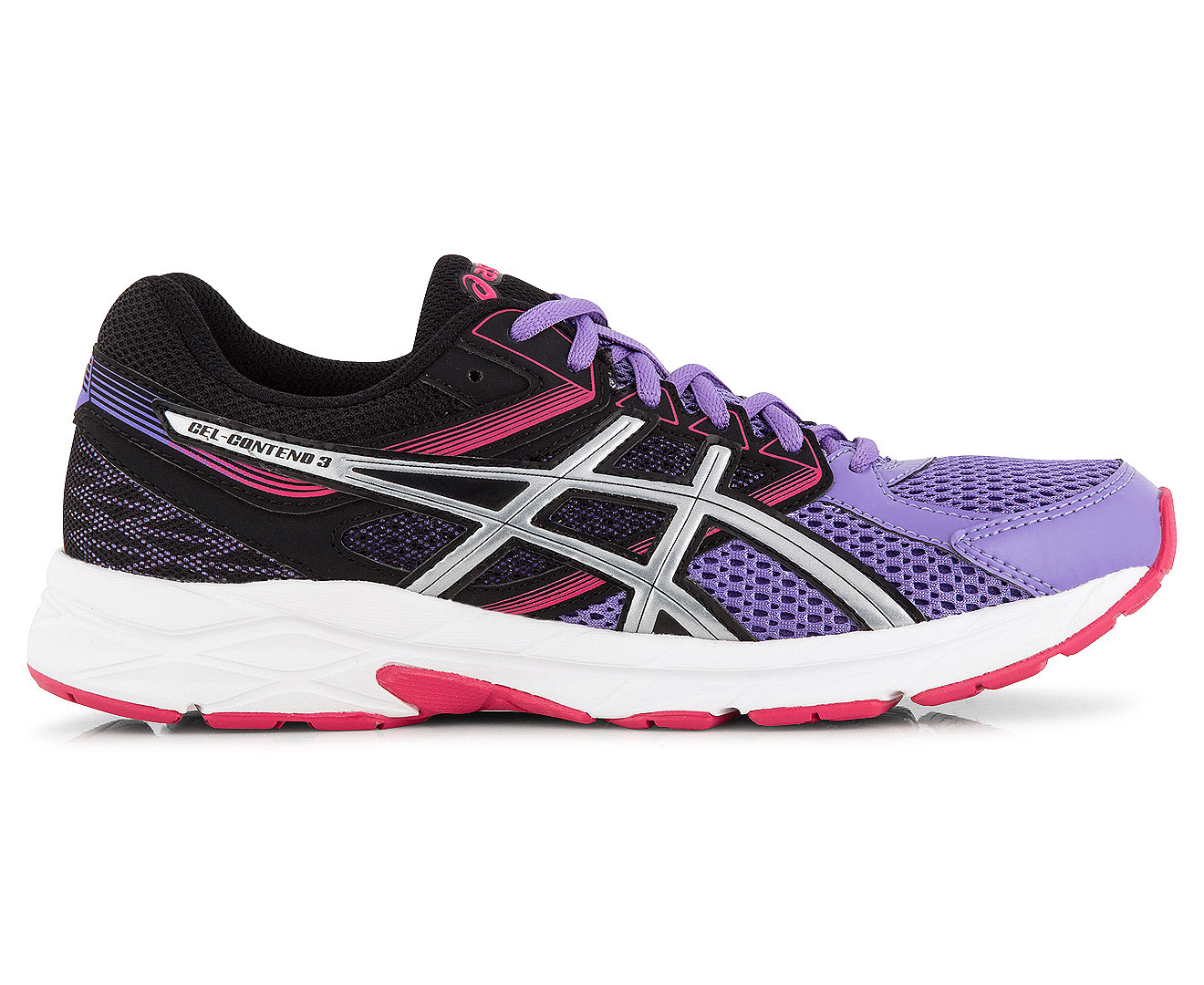 ASICS Women's GEL-Contend 3 Shoe - Iris/Silver/Black | Www.catch.com.au