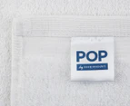 POP by Sheridan Hue Bath Towel 4-Pack - White