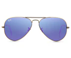 Ray-Ban Aviator Flash RB3025-167/1M Sunglasses - Bronze Copper/Purple