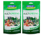 2 x Bioglan SuperFoods Multigreens Tropical 250g