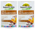2 x Nature's Way Super Foods Wild Mushrooms Powder 50g
