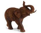 Medium Decorative Elephant - Rust Effect