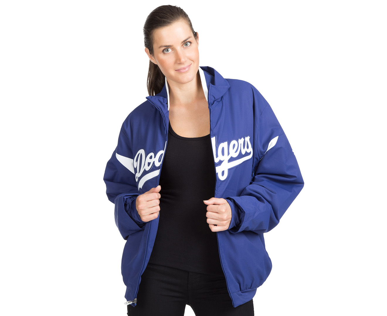 Majestic Women's Therma Base Dodgers Jacket - Blue