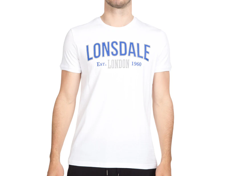 Lonsdale Men's Mitch T-Shirt - White