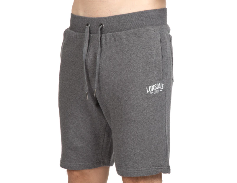 Lonsdale Men's Fuller Shorts - Coal/Marle