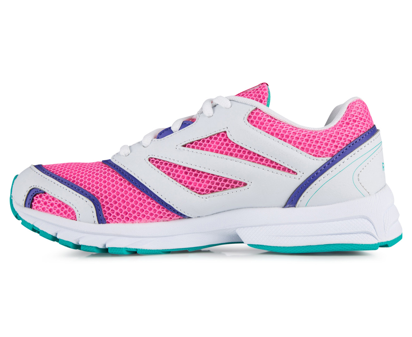 Reebok Grade-School Kids' Pheehan Run 2.0 TX GS Shoe - Pink/White ...