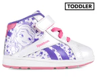 Reebok Toddler Sofia Court Mid Shoe - White/Orchid/Pink