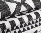 Belmondo Barundi Queen Bed Quilt Cover Set - Black/White