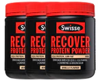 3 x Swisse Recover Protein Powder Vanilla 400g