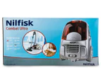 Nilfisk Combat Ultra Bagless Vacuum Cleaner - Silver/Red