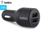 Belkin Dual Port USB Car Charger - Black 1