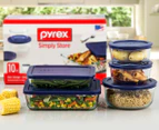 Pyrex 10-Piece Glass Storage Set