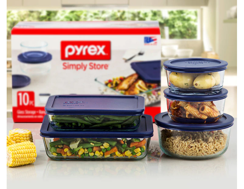 Pyrex 10-Piece Glass Storage Set