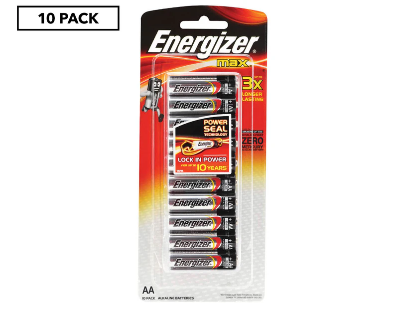 Energizer Max AA Batteries 10-Pack