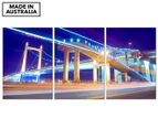 Chinese Suspension Bridge 45x30cm 3-Part Canvas Wall Art Set