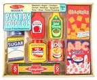 Melissa & Doug Wooden 9-Piece Pantry Products Set 1