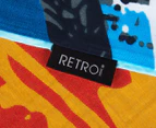 Retro Home Scooter King Bec Quilt Cover Set - Blue