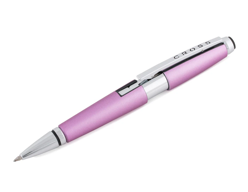 Cross Edge Black Gel Ink Rolling Ball Pen - Ultra Pink 