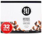 8 x 247 Dark Choc, Coconut & Almond Crunch Protein Bars 4pk