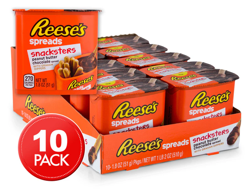 10 x Reese's Spreads Snacksters 51g