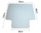 Office Chair Vinyl Mat - Clear