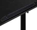 Rotating Mobile Laptop Adjustable Desk w/ USB Cooler - Black