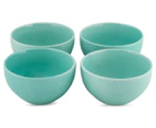 Como 14cm Small Ceramic Bowl 4-Pack - Aqua