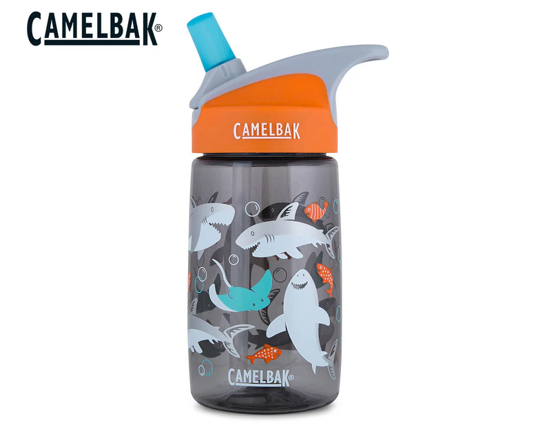 CamelBak Eddy Kids 400mL Drinking Water Bottle - Sharks