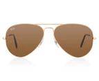 Ray-Ban Aviator Classic RB3025-001/33-58 Sunglasses – Gold/Brown Classic