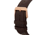 Tommy Hilfiger Men's 44mm Charlie Leather Watch - Brown
