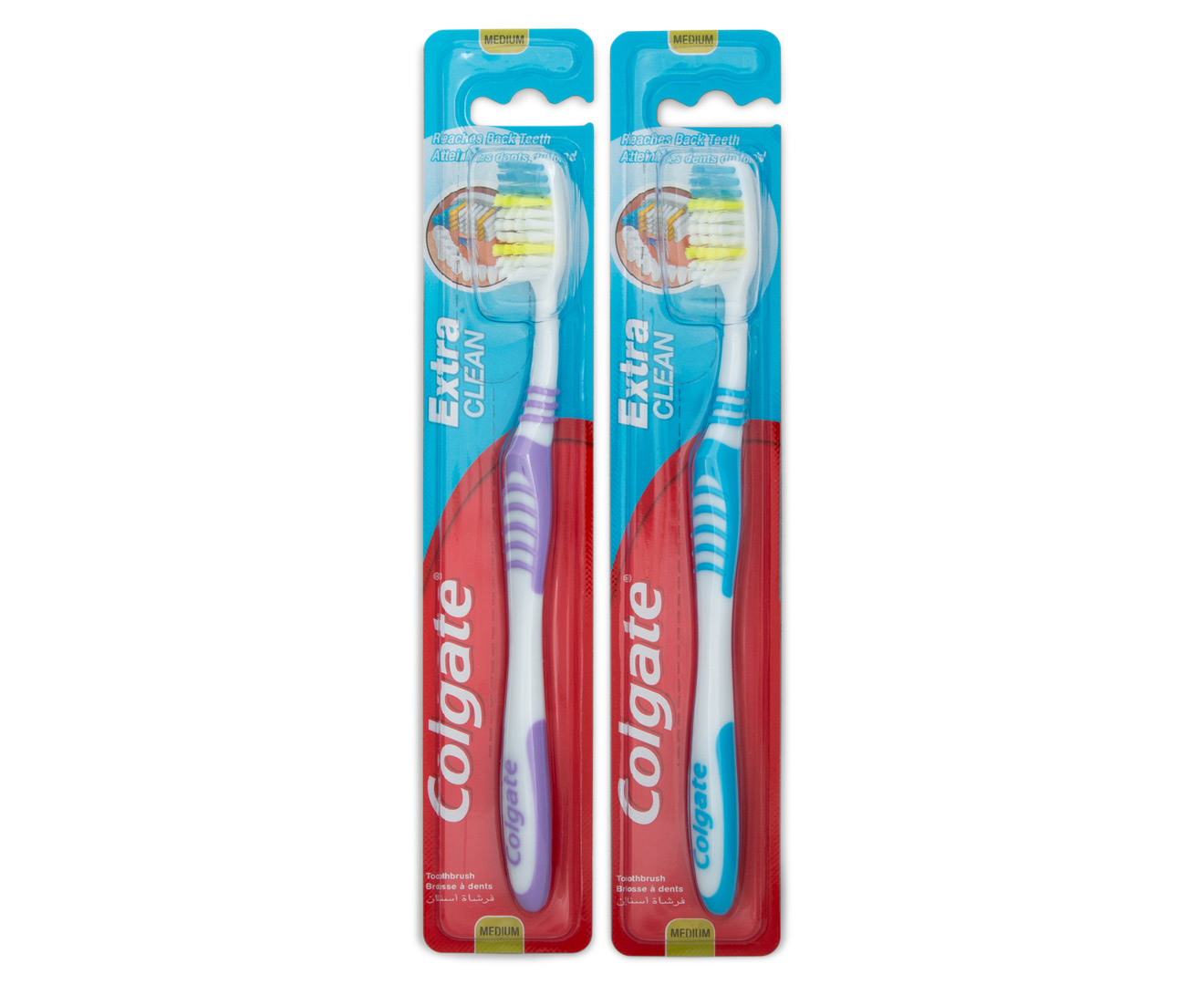 12 x Colgate Extra Clean Toothbrush - Medium | Great daily deals at