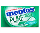 12 x Mentos Pure Fresh Sugarfree Spearmint Gum 25g