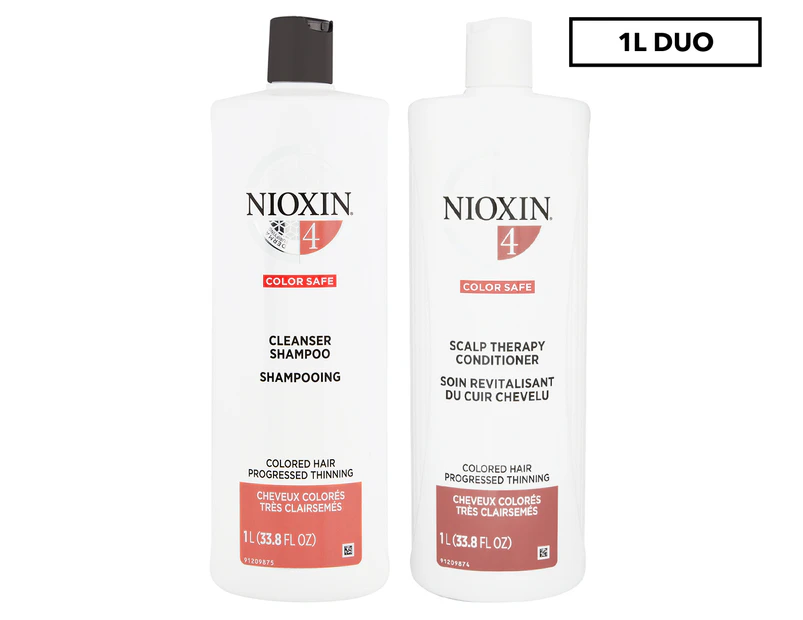 Nioxin System 4 Cleanser Shampoo & Conditioner Pack 1L