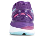 ASICS Women's GEL-Nimbus 18 Shoe - Purple/Turquoise/Flamingo