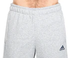 Adidas Men's Essentials Mid Pant - Medium Grey Heather/Collegiate Navy